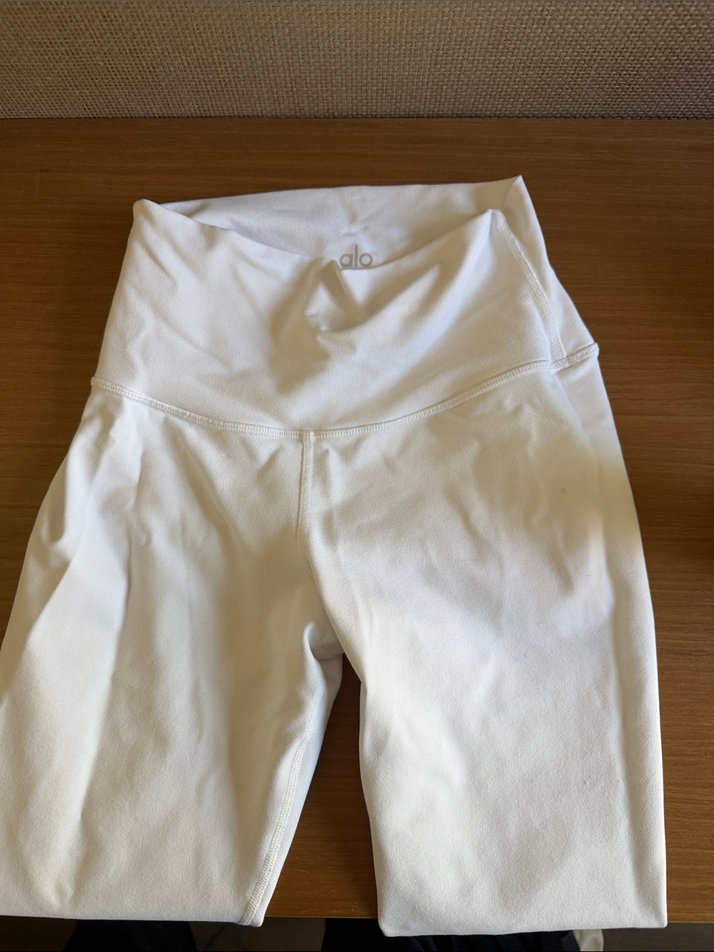 ALO Yoga White High-Rise Kids Bike Shorts
